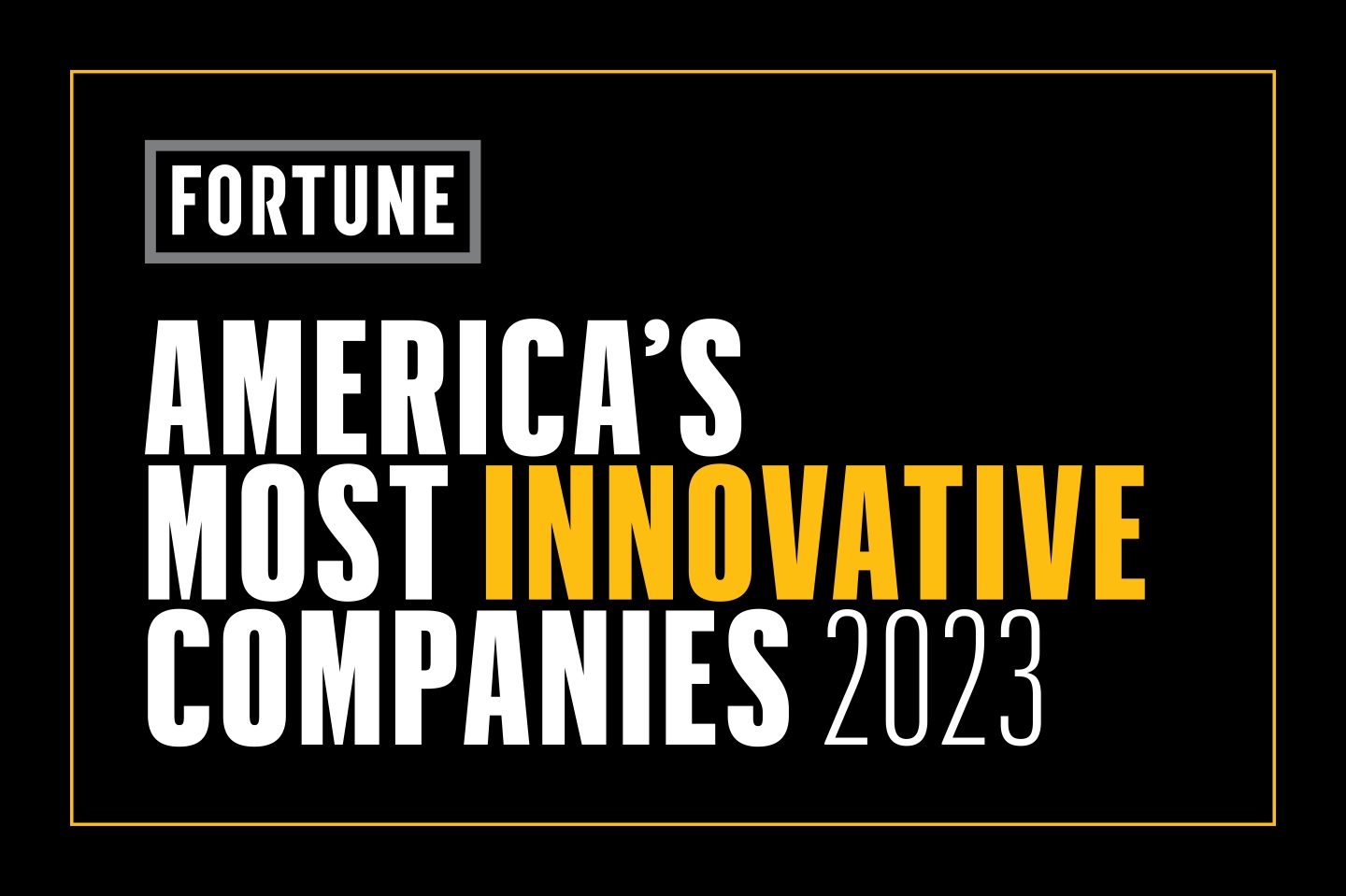 Fortune America's Most Innovative Companies 2023 logo
